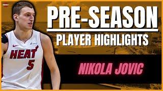 Nikola Jovic - Full Preseason Highlights 2024