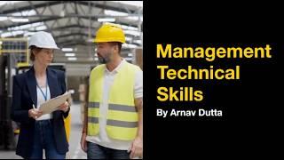 What are Management Technical Skills?