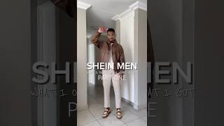 SHEIN MEN what I ordered vs. What I  got. Like and  Comment for Part Two #sheinhaul #ddg #fashion