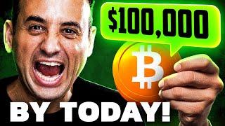 Why Bitcoin's About To Hit $100K! [EMERGENCY UPDATE]