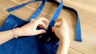 3 Days To Learn To Hand Sewn A Reversible Tote Bag With 50x160cm Of Fabric | DinLife