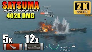 Super battleship Satsuma - Full HP Conqueror deleted from long distance