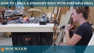 How to Drill Straight Holes with a Portable Drill | April Wilkerson