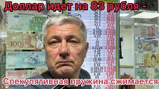 Доллар идет на 83 рубля - спекулятивная пружина сжимается