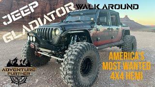 Extreme Jeep Gladiator With America's Most Wanted Hemi V8 Walk Around!