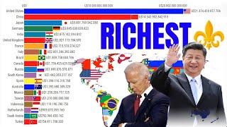 The 20 Richest Countries in the World | Nominal GDP [USA, UK, China, Germany, France, Brazil, Italy]