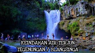 The beauty of Tegenungan Waterfall or Blangsinga Waterfall