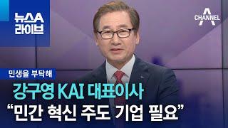 [민생을 부탁해]강구영 KAI 대표이사 “민간 혁신 주도 기업 필요” | 뉴스A 라이브