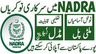 National Database and Registration Authority Nadra jobs march 2025