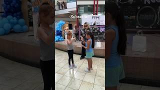 Delilah playing Rock 🪨 Paper  Scissors ️ At The Mall #short #rockpaperscissors #youtube #game