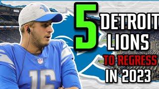 5 Detroit Lions who could REGRESS in the 2023 Season