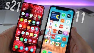 iPhone 11 или Galaxy s21 - Кто тут ЦАРЬ 