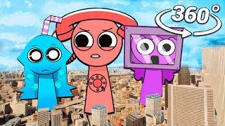 Incredibox Sprunki Invade the City | 360° VR