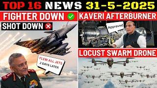 Indian Defence Updates : 6 Fighters Down?,1st Tejas MK1A,Kaveri Approved,DRDO Locust Swarm Drones