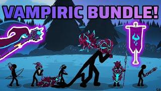 I Bought The New Vampiric Skin Bundle! Playing With New Skins On Ranked! Stick War 3: Saga