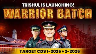 Launching Warriors Course for CDS 1, 2025   Most Awaited Batch  Best CDS Coaching in Allahabad