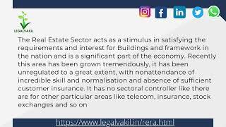 Rera Registration in Gurgaon | Real Estate REGULATION AND DEVELOPMENT |Rera Filing| Legal Vakil