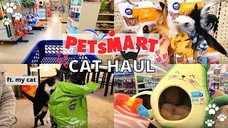 My Cat's Monthly Petsmart Haul 2021 / Shopping for cat supplies, new treats & toys