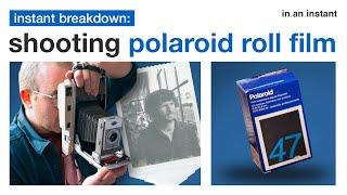 Shooting with extinct Polaroid ROLL FILM & a history of this bizarre film format [Instant Breakdown]