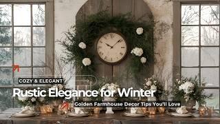 The Golden Pasture: Vintage Luxe Farmhouse Decor for Winter