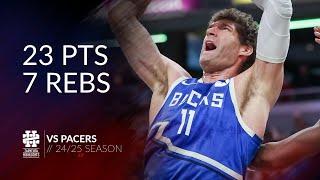 Brook Lopez 23 pts 7 rebs vs Pacers 24/25 season