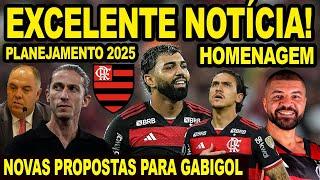 EXCELENTE NOTÍCIA NO FLAMENGO! NOVAS PROPOSTAS NA MESA DE GABIGOL! HOMENAGEM NA GÁVEA PARA ÍDOLO! E+