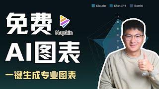 免费AI图表工具：一键将文案转可视化图表，工作效率升10倍 | Napkin AI