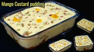 Mango Custard Pudding|Eid Special Tasty Creamy pudding |Quick and Easy at home