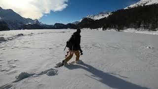 Eisfischen Silsersee