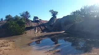 FJ Cruiser mud bath Vaaitjie 4x4 Ou Trek pad