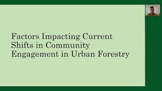 Rules of Effective Community Engagement in Urban Forestry - Dr. Asia Dowtin