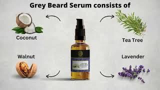 Buddha Natural Anti Grey Beard Serum - For Premature Greying and Restore Natural Beard Color