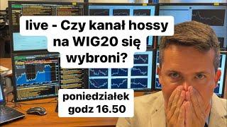 Czy kanał hossy na WIG20 się wybroni?