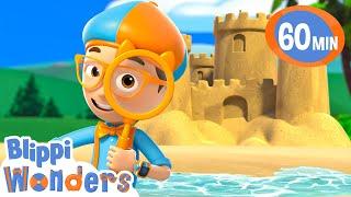 Blippi wonders where does Sand come from? | Blippi Wonders Educational Videos for Kids