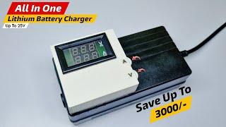 How To Make All In One Lithium Battery Charger | DIY Power Supply | By- CreativeShivaji