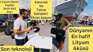 Karavan ve Tekne sahipleri dikkat…! Son teknoloji LifePO4 #keşfet #karavan #vlog