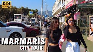 Marmaris City Tour | April 2022 Turkey [4K UHD] Virtual Walking Tour Around the city