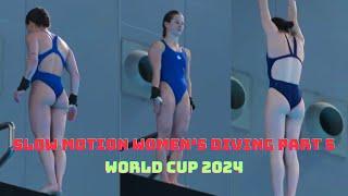 Women's Diving | Diving World Cup 2024 - Xi'an | Beautiful Diver | CLOSE-UP | PARTE 5