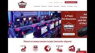 Contender eSports Website Overview