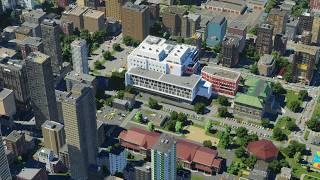 Downtown Detailing, Custom Hospital & University Campus | Cities Skylines 2