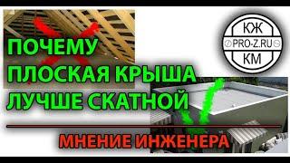 Плоская крыша - преимущества: почему плоская кровля лучше скатной | Какая кровля лучше