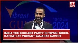 Zerodha's Nikhil Kamath Speaks At Vibrant Gujarat Summit | Vibrant Gujarat | PM Modi | ET Now