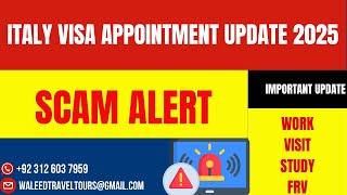Italy Visa Slot Booking 2025 – Book Without Agent | Real Tips, Avoid Scams !