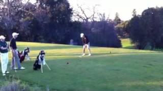 David Chung teeshot hole 17 @ Stanford