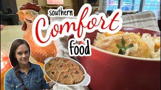 Dig into a BIG bowl of COMFORT!  Southern Chicken & Biscuits Pot Pie