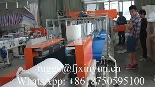 High speed automatic glue lamination kitchen towel paper making machine production line