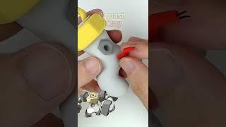 Making Melmetal Mythical Pokémon out of clay #DIY #art #handmade #Pokemon #satisfying