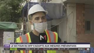 Maroc-crise sanitaire: le secteur du BTP s´adapte aux mesures préventives