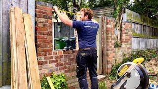 Repairing An Old Brick Wall - Timelapse