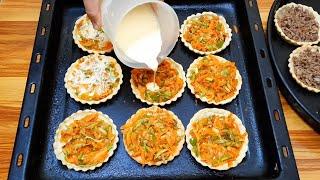 Recette la plus demandée ‼️ Mini Quiches Sans Beurre 2 Garnitures faciles rapides Cuisine Marocaine